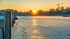 Zimowy wschód i południe w Strandzie nad jeziorem Kisajno - zdjęcie 26