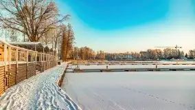 Zimowy wschód i południe w Strandzie nad jeziorem Kisajno - zdjęcie 22