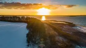 Wschód słońca nad jeziorem Łabap w Radziejach - zdjęcie 57