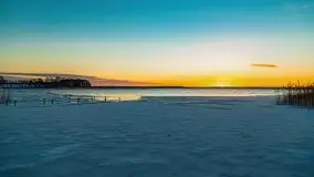 Wschód słońca nad jeziorem Łabap w Radziejach - zdjęcie 48