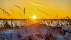 Wschód słońca nad jeziorem Łabap w Radziejach - zdjęcie 37