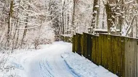 Księżycowy Dworek i jezioro Siercze w okowach zimy - zdjęcie 19