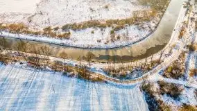 Mazurska zima nad kanałami, styczeń 2021 - zdjęcie 21