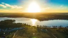 Wschód słońca nad jeziorami Boczne i Niegocin, styczeń 2022 r. - zdjęcie 16