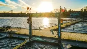 Wschód słońca nad jeziorami Boczne i Niegocin, styczeń 2022 r. - zdjęcie 22