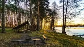 Wschód słońca nad jeziorami Boczne i Niegocin, styczeń 2022 r. - zdjęcie 43