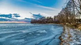 Styczniowe słońce, jezioro Dargin i kra... - zdjęcie 28