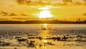 Zachód słońca nad jeziorem Bocznym, styczeń 2022 - zdjęcie 34