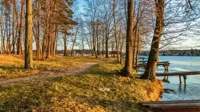 Zachód słońca nad jeziorem Bocznym, styczeń 2022 - zdjęcie 11