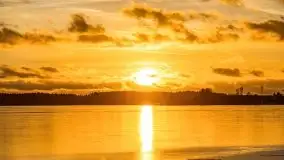 Zachód słońca nad jeziorem Bocznym, styczeń 2022 - zdjęcie 36