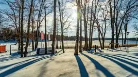 Zimowa Stranda i jezioro Kisajno, styczeń 2022 r. - zdjęcie 10