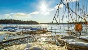 Zimowa Stranda i jezioro Kisajno, styczeń 2022 r. - zdjęcie 32