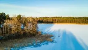 Zachód słońca przy wyspie Wydmińskiej, marzec 2021 r. - zdjęcie 21