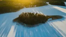 Zachód słońca przy wyspie Wydmińskiej, marzec 2021 r. - zdjęcie 30