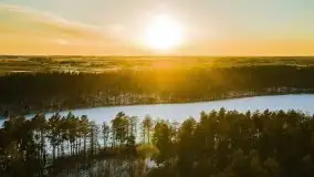 Zachód słońca przy wyspie Wydmińskiej, marzec 2021 r. - zdjęcie 46