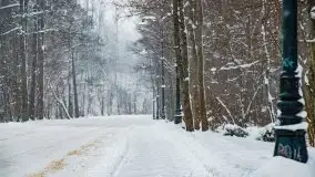 Zimowe widoki, pomiędzy Giżyckiem a Wilkasami - zdjęcie 1