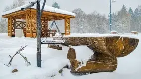 Zimowe widoki, pomiędzy Giżyckiem a Wilkasami - zdjęcie 8