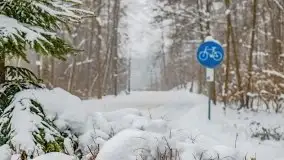 Zimowe widoki, pomiędzy Giżyckiem a Wilkasami - zdjęcie 16
