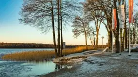 Wschód słońca w Strandzie nad jeziorem Kisajno - zdjęcie 9