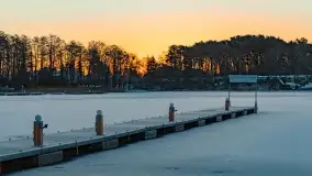 Wschód słońca w Strandzie nad jeziorem Kisajno - zdjęcie 5