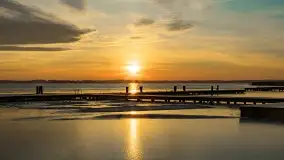 Wschód słońca nad jeziorem Niegocin w Wilkasach - zdjęcie 11