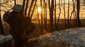 Wschód słońca nad jeziorem Niegocin w Wilkasach - zdjęcie 27