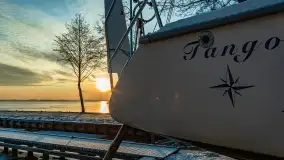 Wschód słońca nad jeziorem Niegocin w Wilkasach - zdjęcie 29