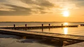 Wschód słońca nad jeziorem Niegocin w Wilkasach - zdjęcie 51