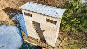 Jaz walcowy na kanale mazurskim, śluza Guja Piaski - zdjęcie 12