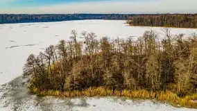 Jezioro Piłwąg w okowach lutowej zimy - zdjęcie 12