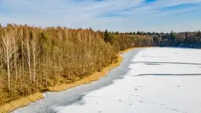 Jezioro Piłwąg w okowach lutowej zimy - zdjęcie 15