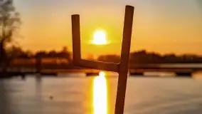 Zachód słońca nad jeziorem Tajty w Wilkasy Zalesie - zdjęcie 31