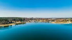 Wilkasy i okolice na zdjęciach z lotu mewy, marzec 2022 - zdjęcie 6