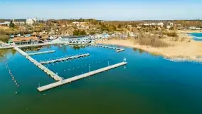 Wilkasy i okolice na zdjęciach z lotu mewy, marzec 2022 - zdjęcie 30