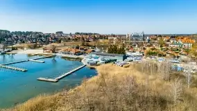 Wilkasy i okolice na zdjęciach z lotu mewy, marzec 2022 - zdjęcie 34