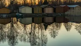 Garażowy zachód nad rzeką Pisa w Piszu - zdjęcie 33