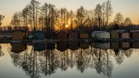 Garażowy zachód nad rzeką Pisa w Piszu - zdjęcie 11