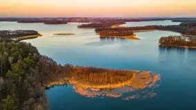 Zachód słońca nad jeziorem Kisajno, Zimny Kąt - zdjęcie 18