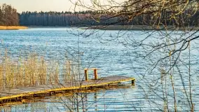 Wschód słońca przy wyspie Wydmińskiej, kwiecień 2022 r. - zdjęcie 11