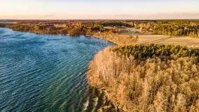 Zachód słońca nad jeziorem Dargin, marzec 2022 r. - zdjęcie 9