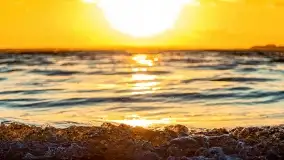 Zachód słońca nad jeziorem Dargin, marzec 2022 r. - zdjęcie 33