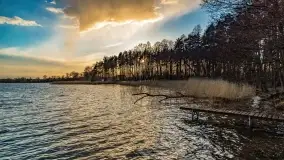 Zachód słońca nad jeziorem Bocznym, Leśna Keja - zdjęcie 37