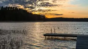 Zachód słońca nad jeziorem Jagodne - zdjęcie 12