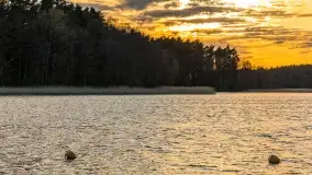 Zachód słońca nad jeziorem Jagodne - zdjęcie 6