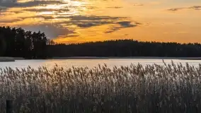 Zachód słońca nad jeziorem Jagodne - zdjęcie 2