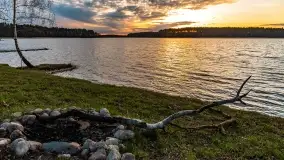 Zachód słońca nad jeziorem Jagodne - zdjęcie 10