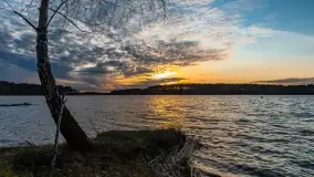 Zachód słońca nad jeziorem Jagodne - zdjęcie 13