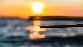 Zachód słońca nad jeziorem Dobskim, kwiecień 2022 - zdjęcie 13