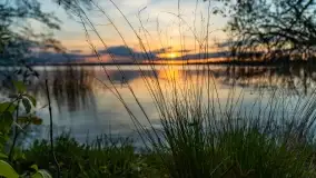 Zachód słońca nad jeziorem Niegocin, maj 2022 r. - zdjęcie 8