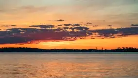 Zachód słońca nad jeziorem Niegocin, maj 2022 r. - zdjęcie 23